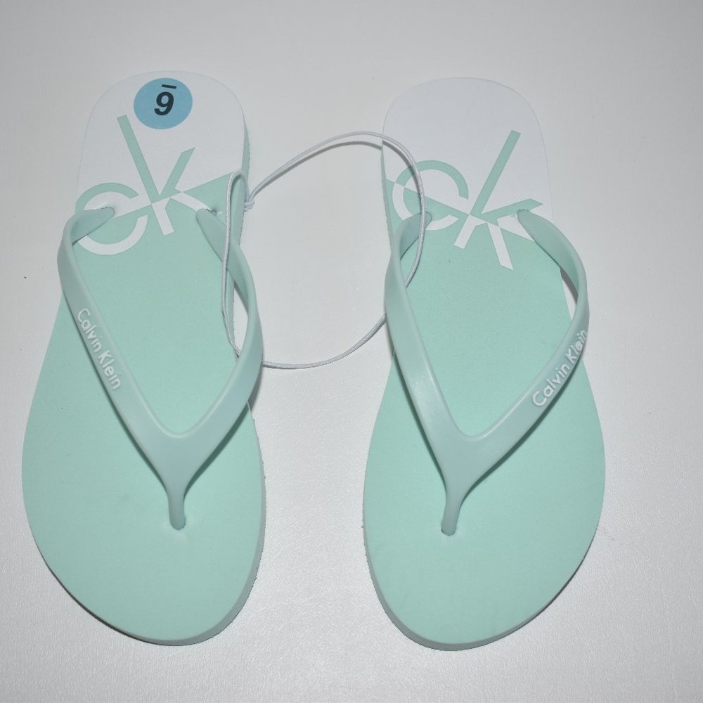 Calvin Klein New Women's Sandals US 6 Pastel Green